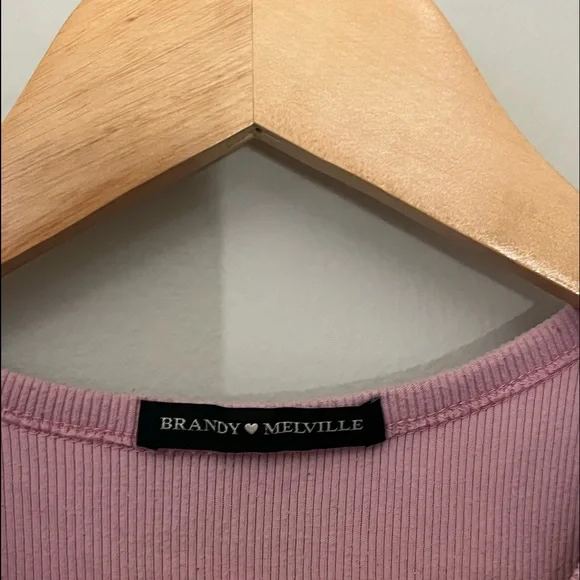 light pink brandy melville top - Picture 3 of 3